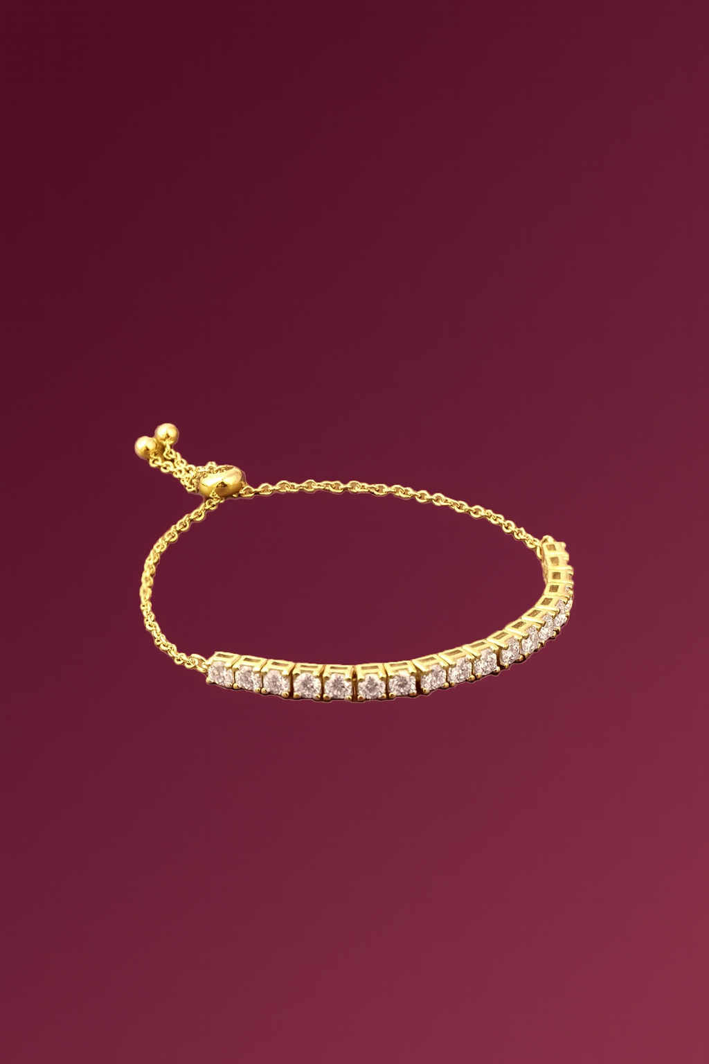 Stella Classic Solitaire Adjustable Tennis Bracelet